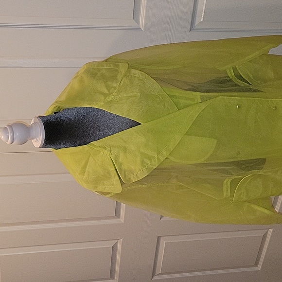IVY PARK x Adidas SOLD OUT Neon Yellow Nylon Organza Jacket - Picture 5 of 14
